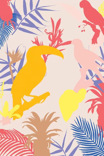 Leaf Art  Diptych II by Danilo de Alexandria canvas print