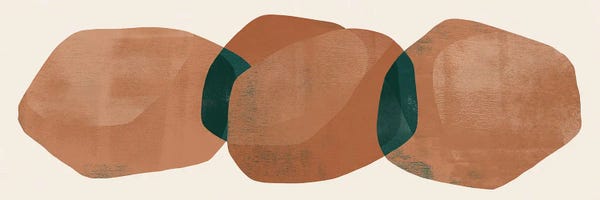 Geometric Patterns: Stones Abstract I by Danilo de Alexandria