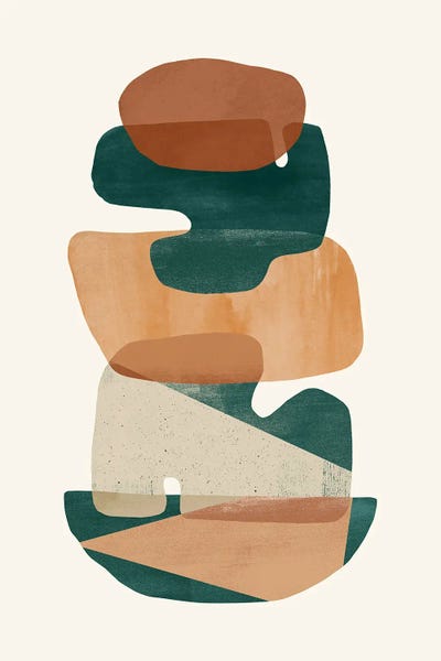 Rocks Abstract VI by Danilo de Alexandria canvas print