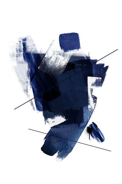 Snow Abstract XIX by Danilo de Alexandria framed wall art