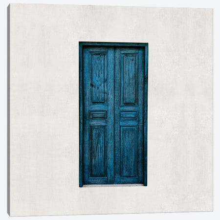 Blue Door II Canvas Print #DLX678} by Danilo de Alexandria Canvas Print