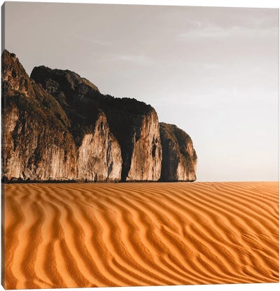 Sand I Canvas Art Print - Coastal Sand Dune Art