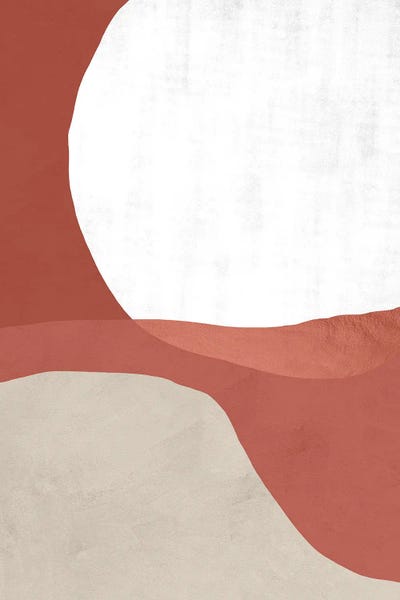 Abstract Red V by Danilo de Alexandria framed wall art