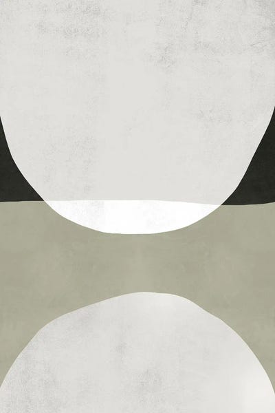 Black & White & Green: Abstract Green I by Danilo de Alexandria