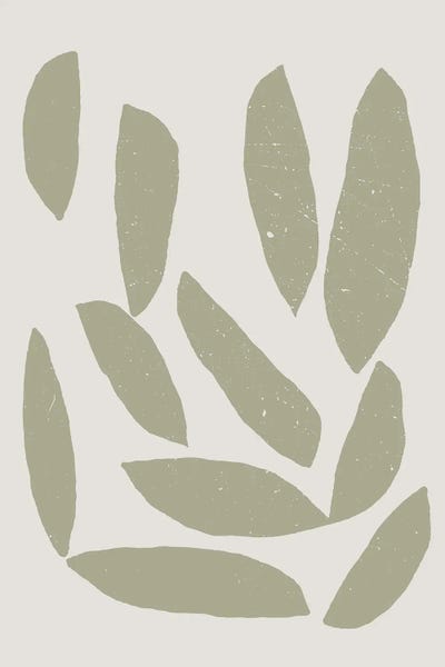 Fine Art Print: Abstract Green X by Danilo de Alexandria