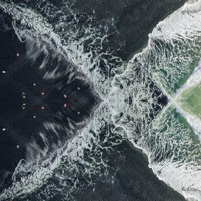 Beach VII by Danilo de Alexandria framed wall art