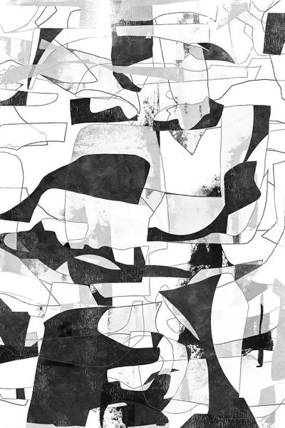 Abstract Street Black I