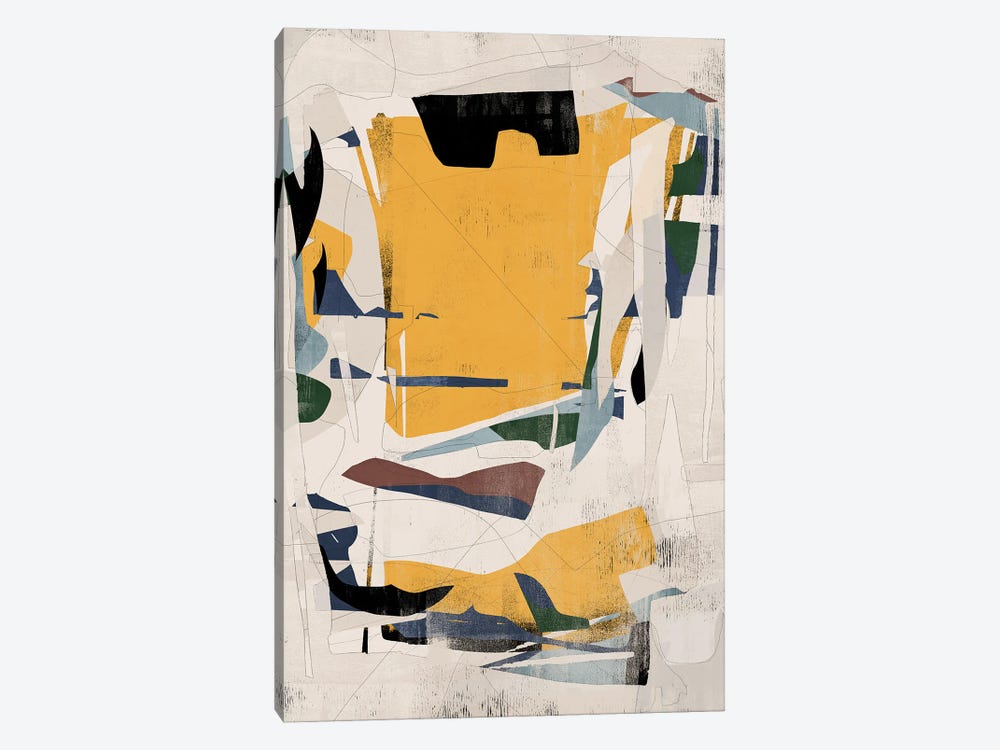 Abstract Street Yellow I by Danilo de Alexandria 1-piece Art Print