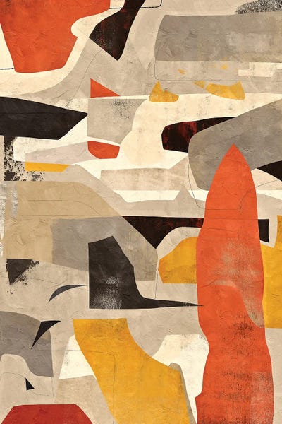 Abstract Street Vintage I by Danilo de Alexandria framed wall art