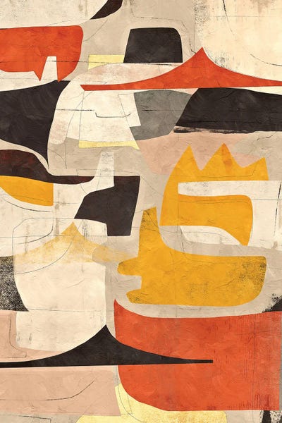 Abstract Street Vintage II by Danilo de Alexandria framed wall art