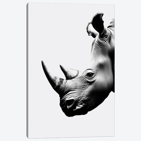 Rhino Minimalistic Canvas Print #DLX812} by Danilo de Alexandria Canvas Print