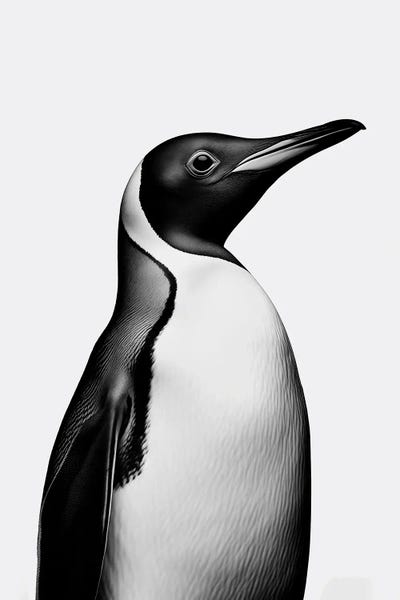 Minimalist Wildlife Photography: Penguin Minimalistic by Danilo de Alexandria