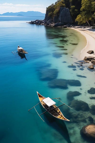 Nature Boat by Danilo de Alexandria framed wall art