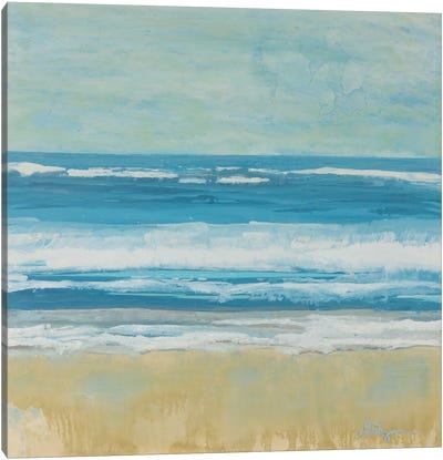 Puddle Beach Canvas Art Print