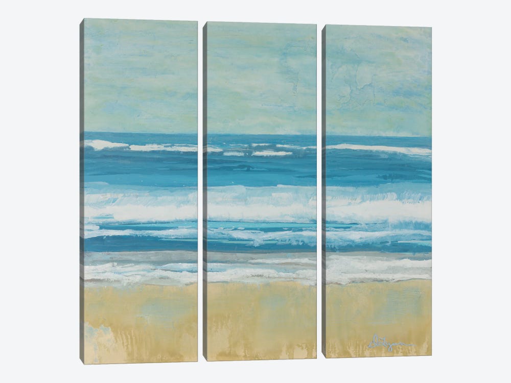 Puddle Beach 3-piece Canvas Print