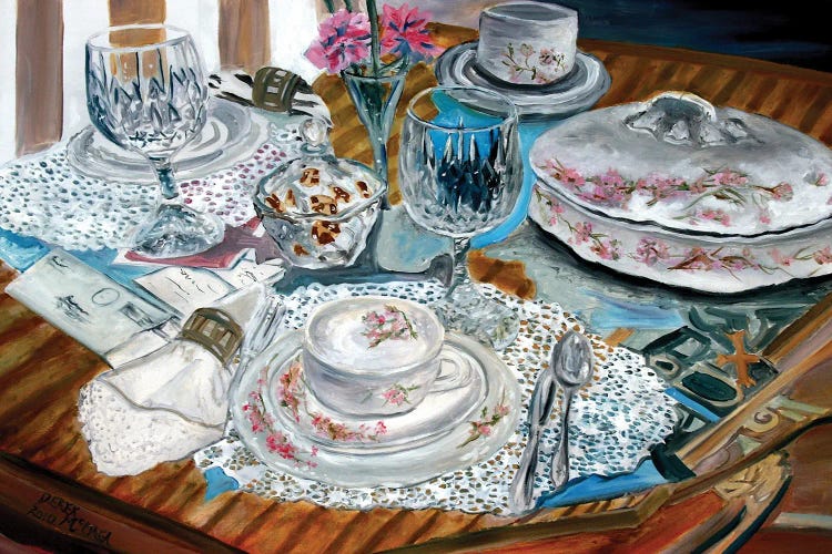 Dining Tea Set by Derek McCrea wall art