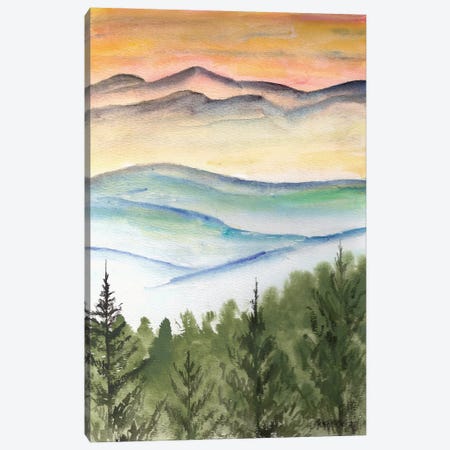 Blue Ridge Mountains Landscape Canvas Print #DMC10} by Derek McCrea Canvas Art