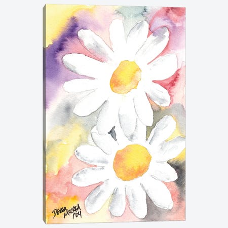 Daisy Flowers Canvas Print #DMC115} by Derek McCrea Canvas Print