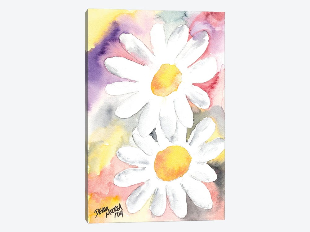 Daisy Flowers by Derek McCrea 1-piece Canvas Print