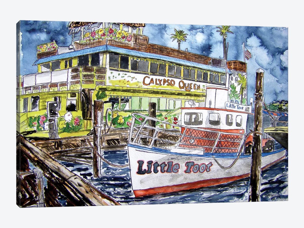 Clearwater Boat by Derek McCrea 1-piece Canvas Art Print