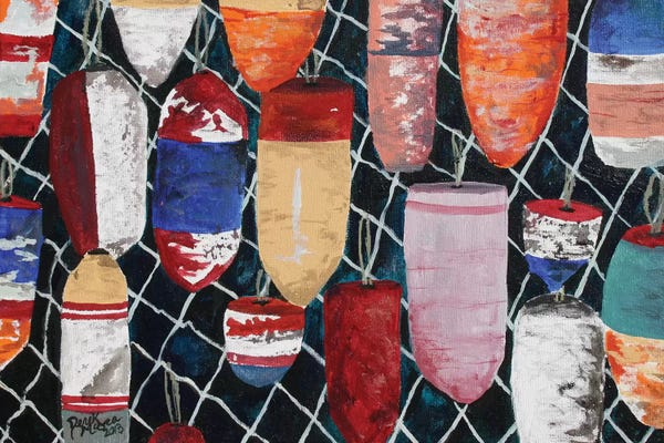 Kids Nautical Art: Crab Buoys by Derek McCrea