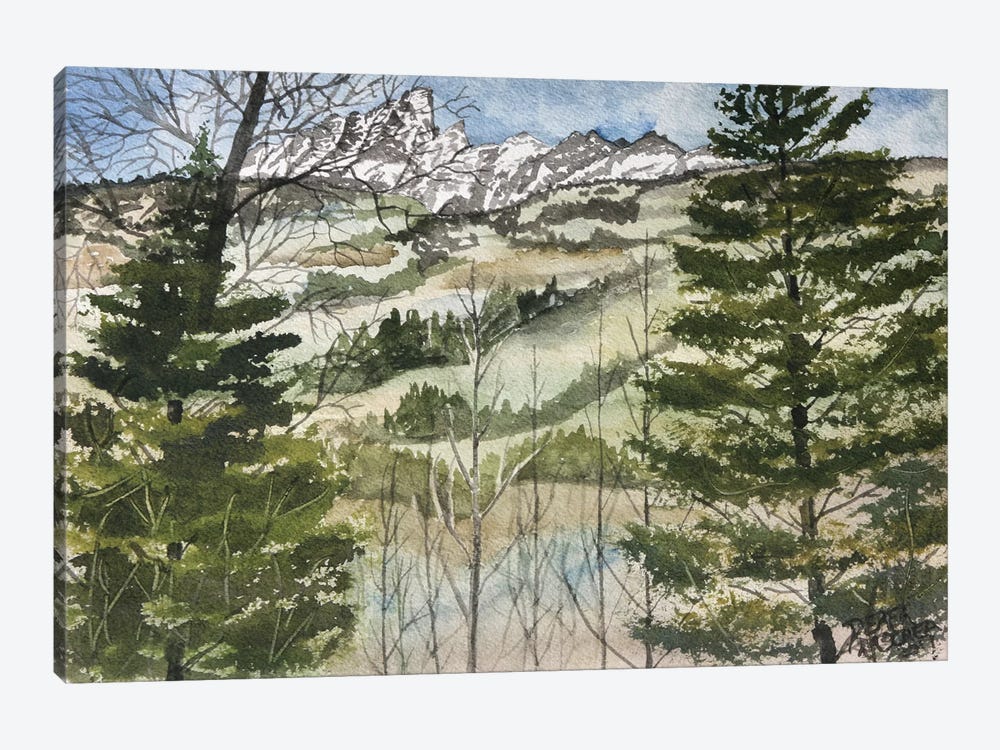 Grand Teton National Park 1-piece Canvas Print