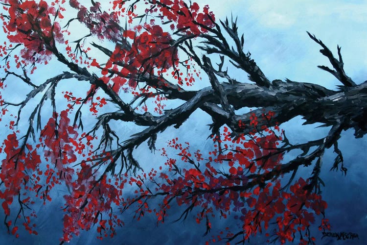 Japanese Cherry Blossom Flowers by Derek McCrea wall art