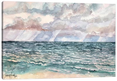 Lavender Seascape Canvas Art Print - Derek McCrea