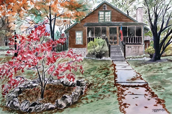 Derek McCrea: Log Cabin by Derek McCrea