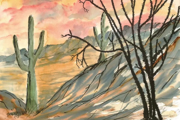 Derek McCrea: Arizona Evening, Southwest by Derek McCrea