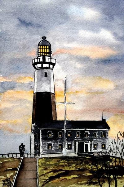 Derek McCrea: Montauk Point Lighthouse by Derek McCrea
