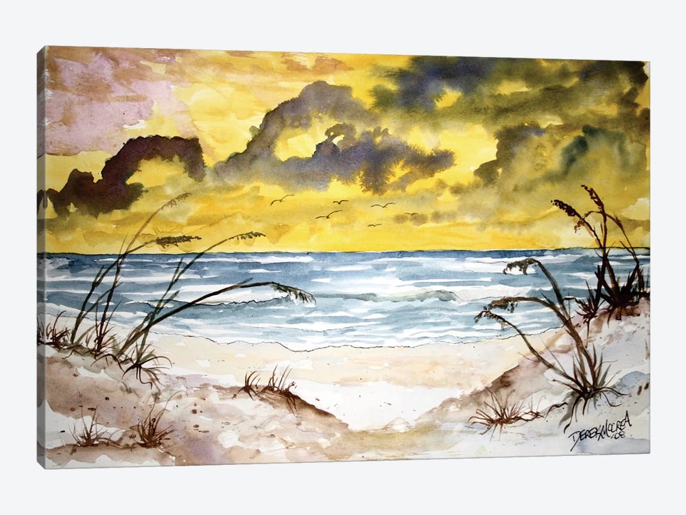 Beach Seascape by Derek McCrea 1-piece Canvas Artwork