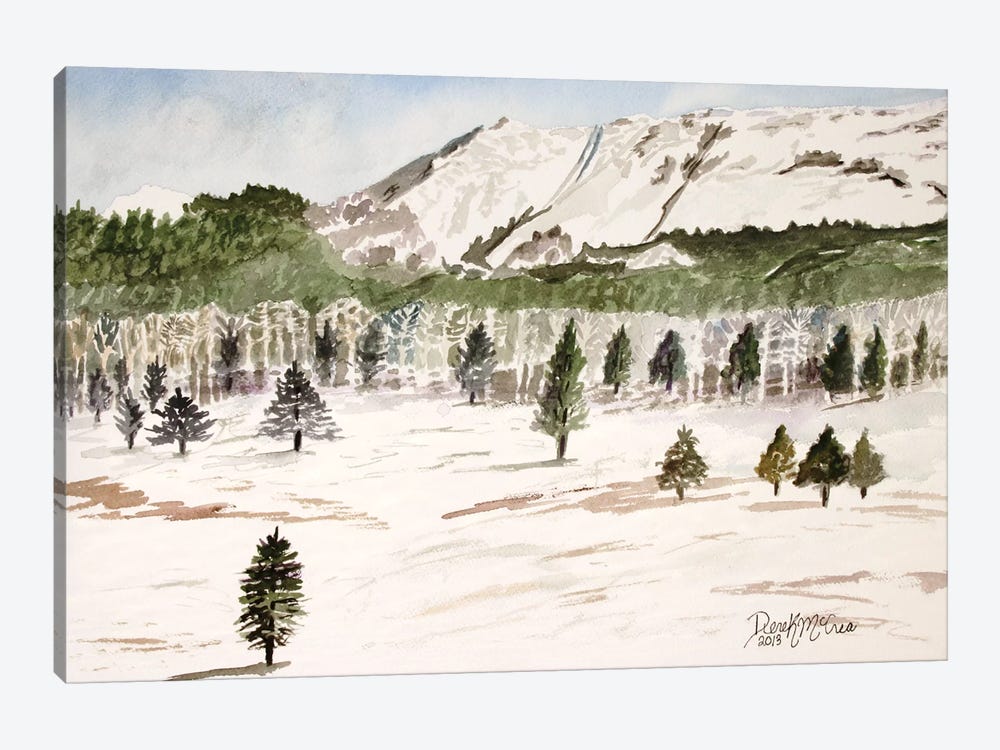 Pike's Peak Mountain Landscape by Derek McCrea 1-piece Canvas Art Print