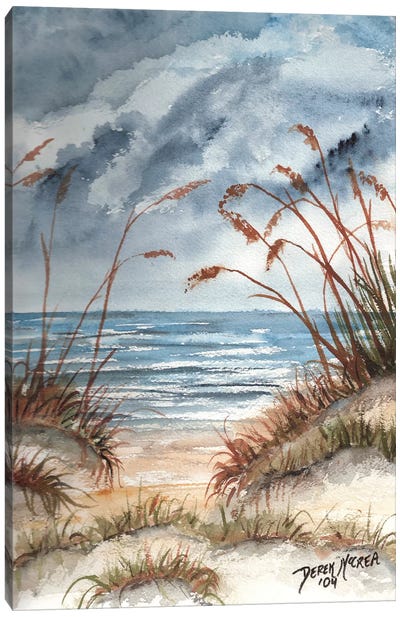 Sand Dunes Canvas Art Print - Coastal Sand Dune Art