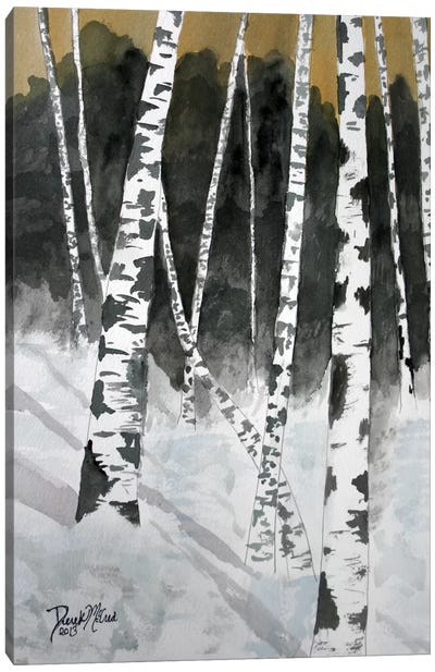 Birch Trees Canvas Art Print - Derek McCrea
