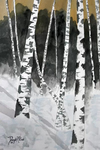 Derek McCrea: Birch Trees by Derek McCrea
