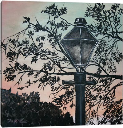Street Light Painting Canvas Art Print - Derek McCrea