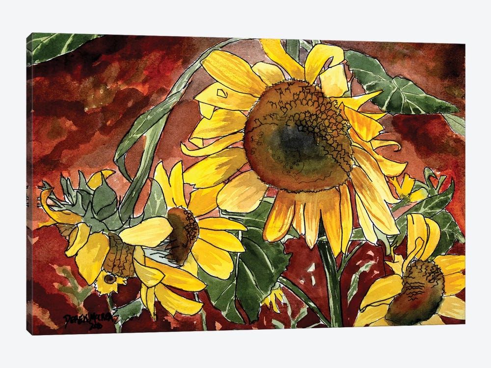 Sunflowers by Derek McCrea 1-piece Canvas Artwork
