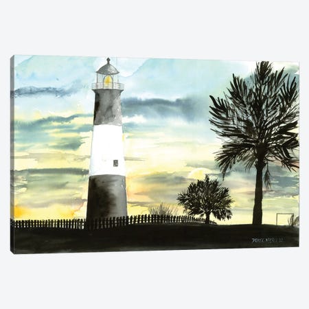 Tybee Island Lighthouse Canvas Print #DMC87} by Derek McCrea Canvas Art