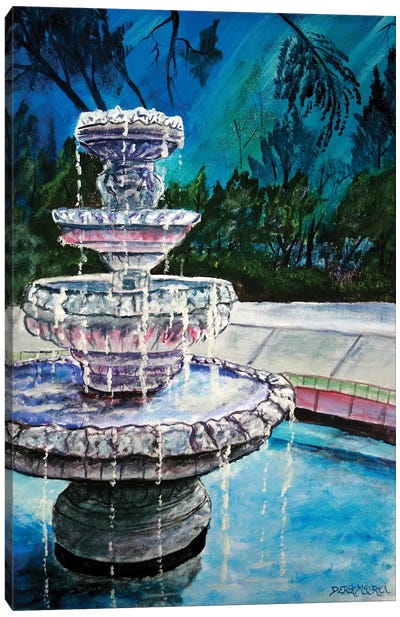 Water Fountain II Canvas Art Print - Derek McCrea