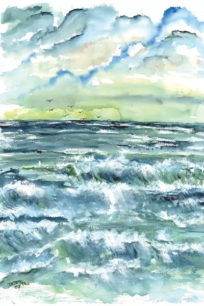 Derek McCrea: Waves Seascape by Derek McCrea