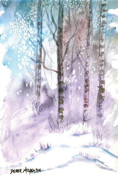 Derek McCrea: Winter Landscape by Derek McCrea