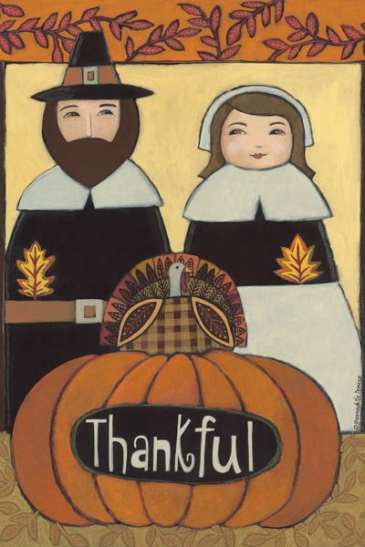 Gratitude: Thankful Pilgrims by Bernadette Deming