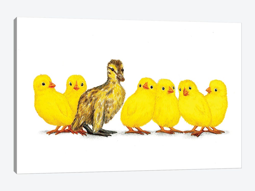 Chicks Dig Me by Don McMahon 1-piece Canvas Art