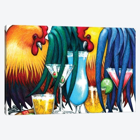 Cocktails Canvas Print #DMH26} by Don McMahon Canvas Art Print
