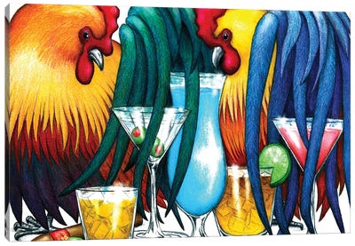 Cocktails Canvas Art Print - Don McMahon