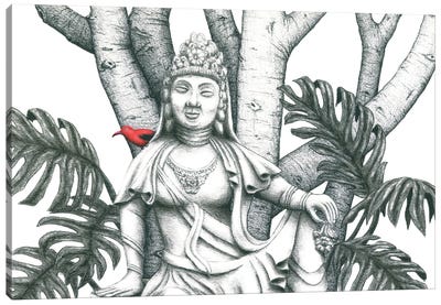 Compassion Canvas Art Print - Buddha