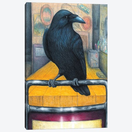 Crow Bar Canvas Print #DMH29} by Don McMahon Canvas Art