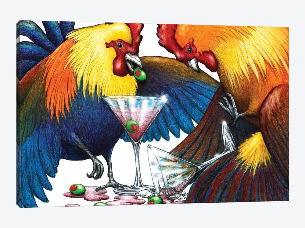 Party Fowl by Don McMahon 1-piece Art Print