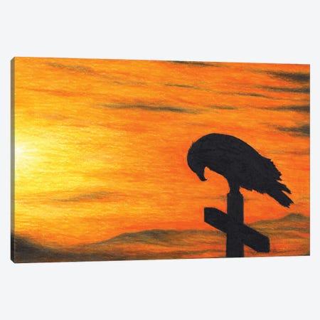Bird Of Pray Canvas Print #DMH8} by Don McMahon Canvas Art Print